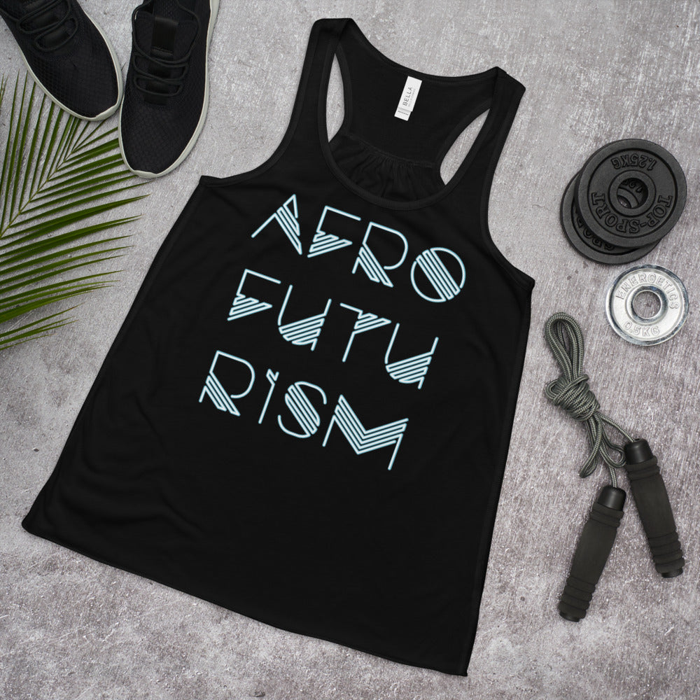 Afrofuturism Women's Flowy Racerback Tank
