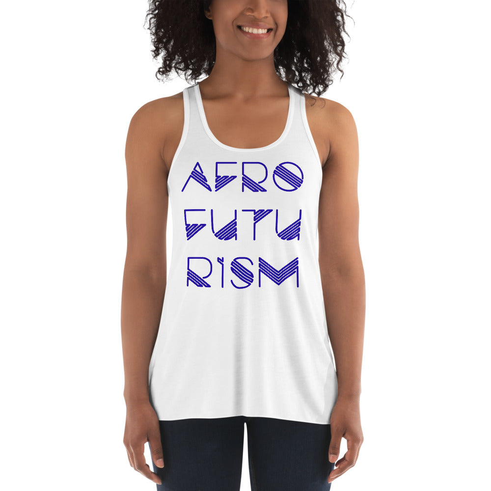 Afrofuturism Women's Flowy Racerback Tank