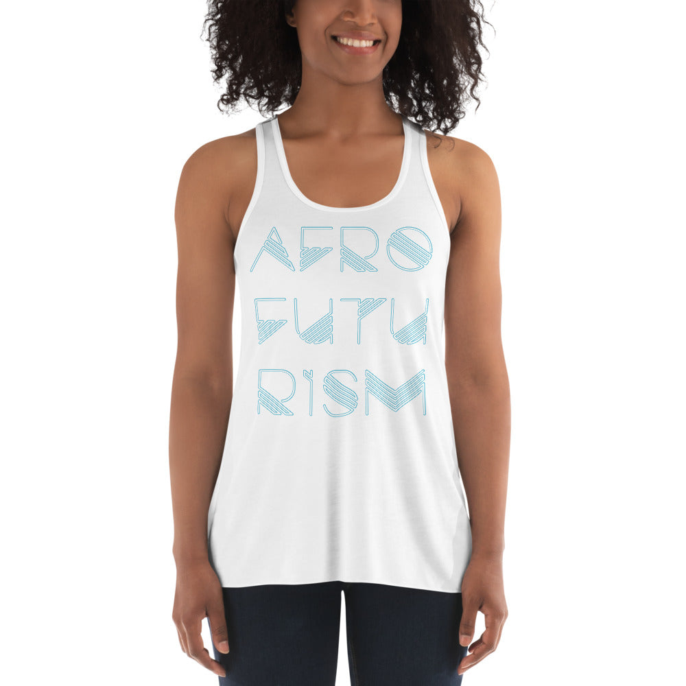 Afrofuturism Women's Flowy Racerback Tank