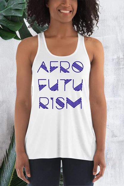 Afrofuturism Women's Flowy Racerback Tank