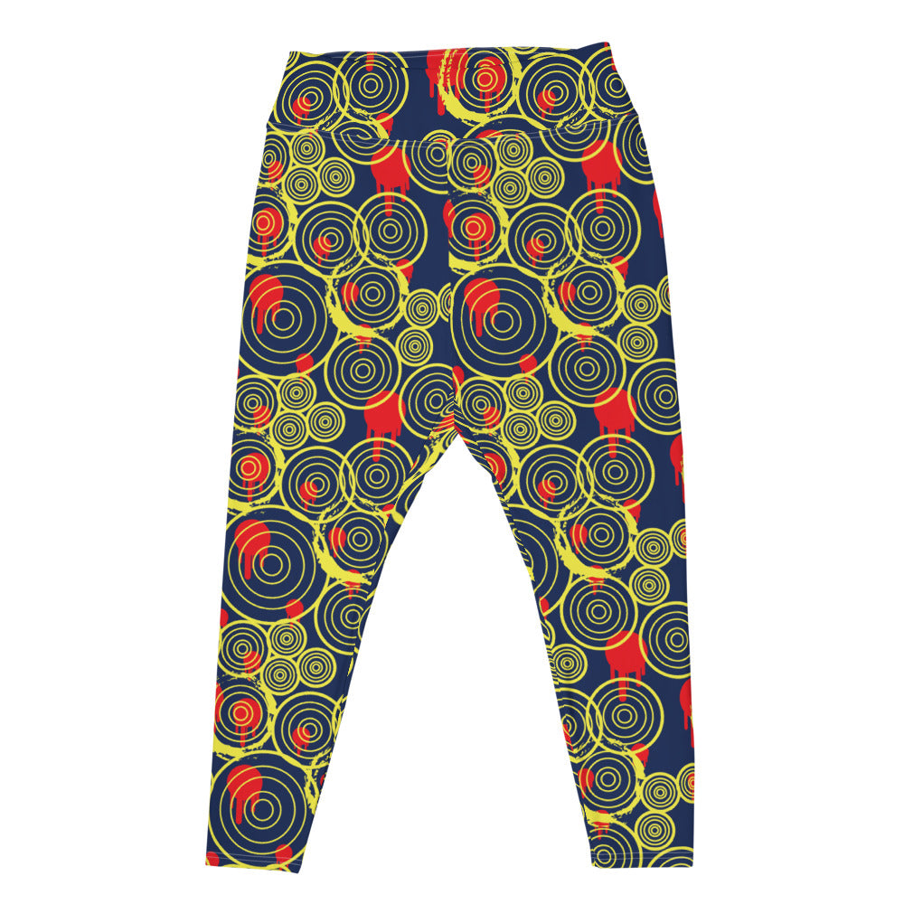 Vortex All-Over Print Plus Size Leggings