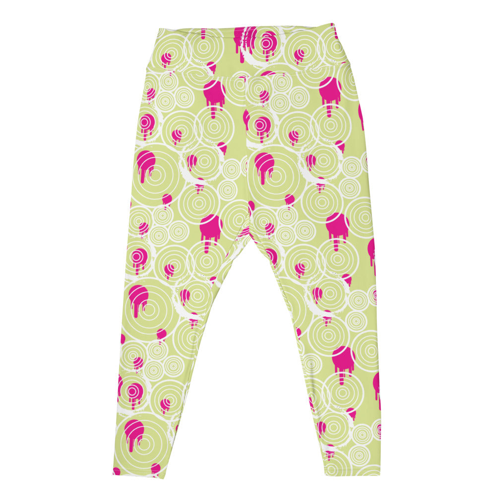 Vortex All-Over Print Plus Size Leggings