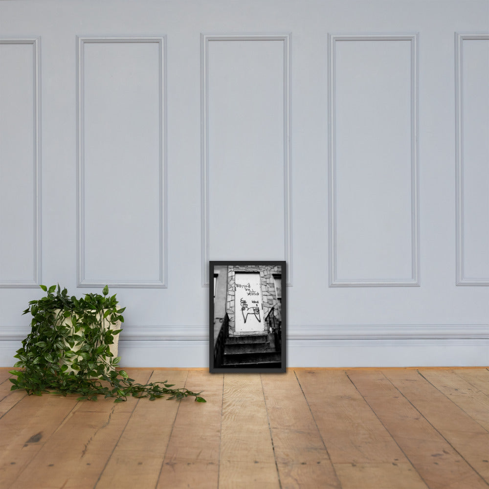 Notes Left By the Neighbors (Framed)