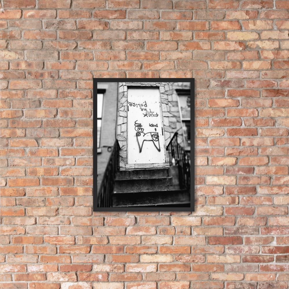 Notes Left By the Neighbors (Framed)