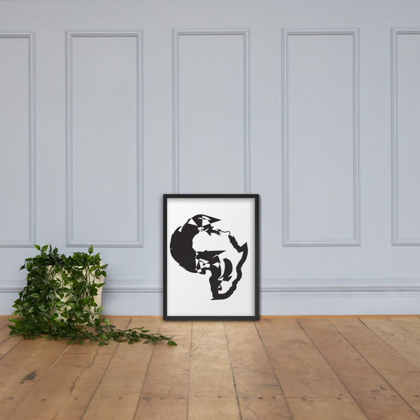 Mohawk Africa (Framed)