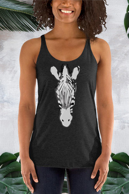 Women's Moon Zebra Tank