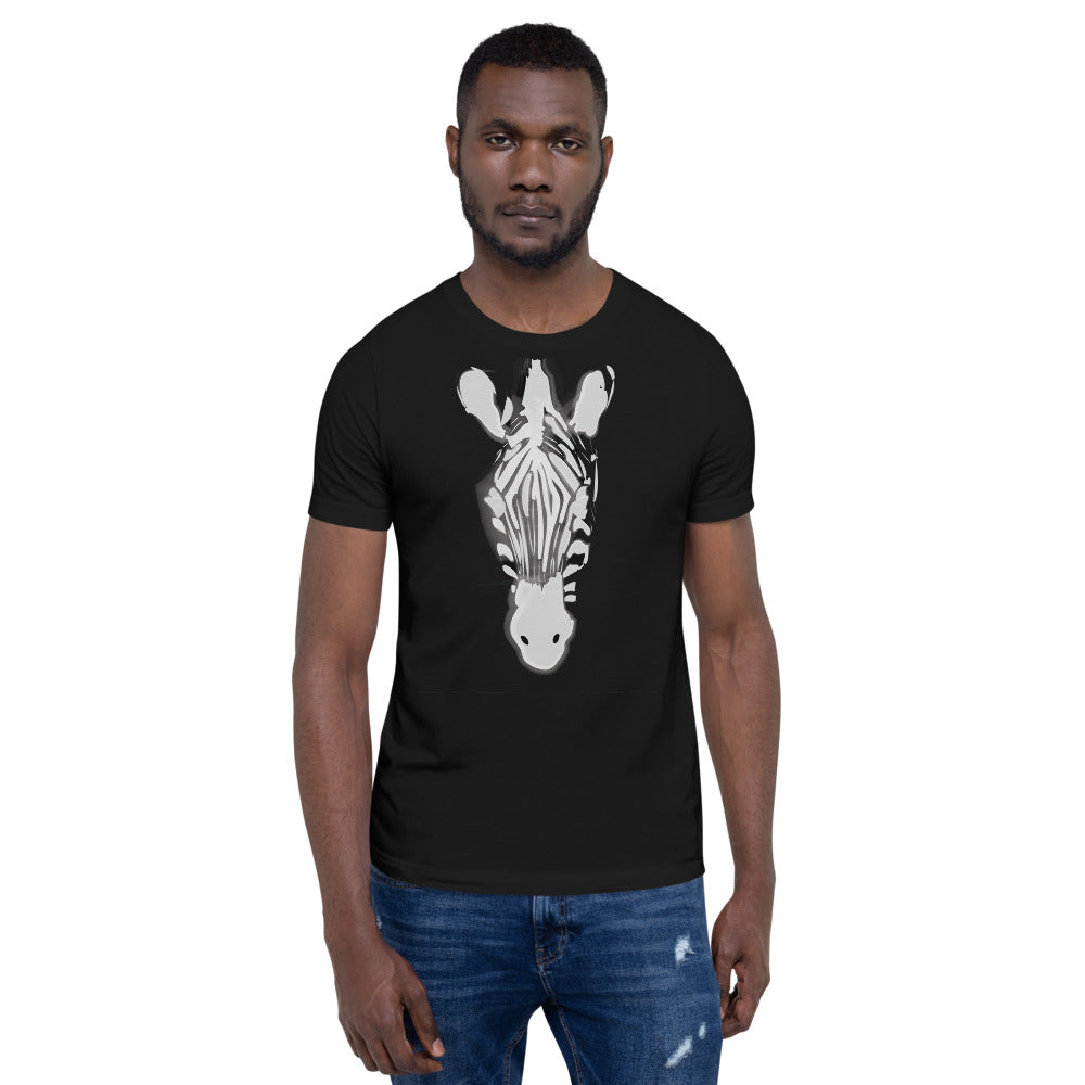 Unisex Moon Zebra T-Shirt