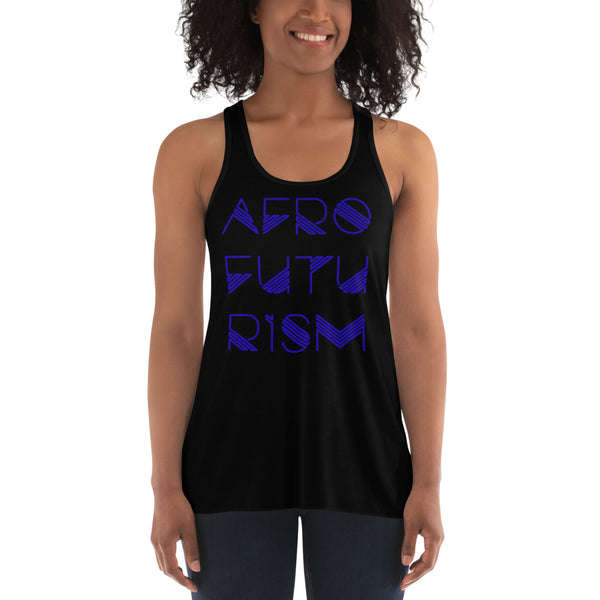 Afrofuturism Women's Flowy Racerback Tank