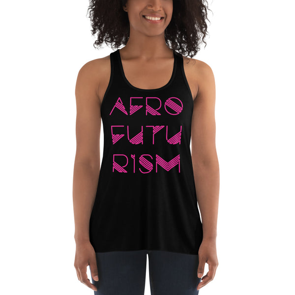 Afrofuturism Women's Flowy Racerback Tank