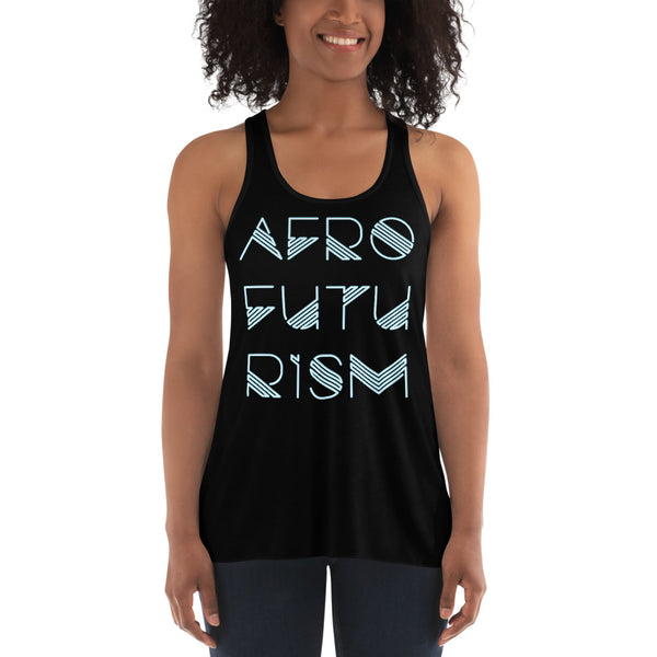 Afrofuturism Women's Flowy Racerback Tank